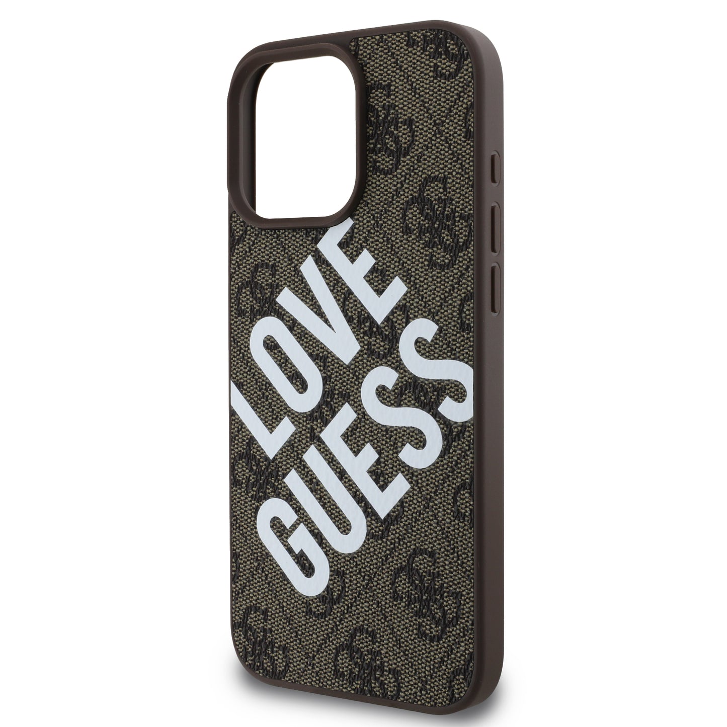 Funda Guess 4G Logo Café para iPhone 16 Pro Max | Diseño Elegante