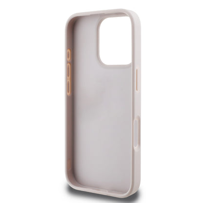 Funda Guess 4G Triángulo Rosa para iPhone 16 Pro Max | Diseño Original