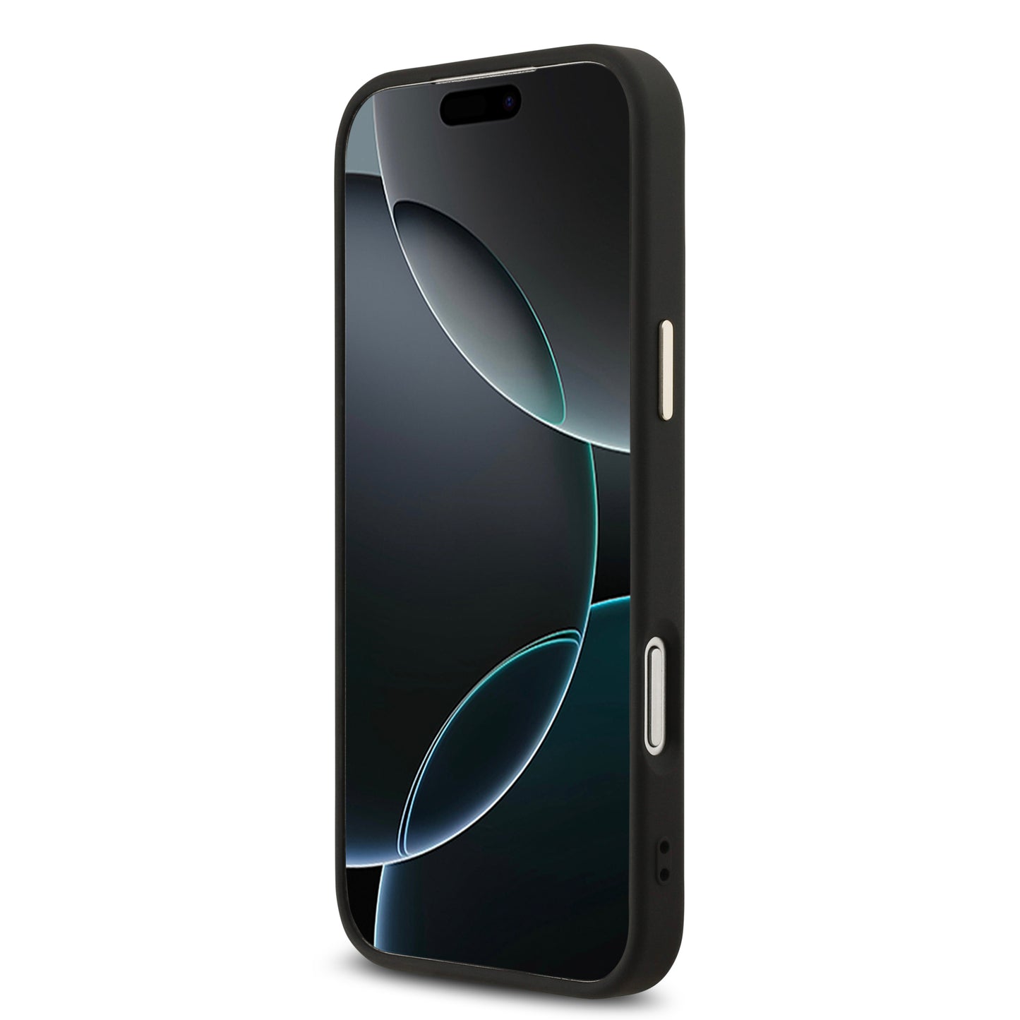 Funda Guess de Piel con Gran Logotipo 4G Dorado para iPhone 17 Pro - Negro | Case Original de Lujo