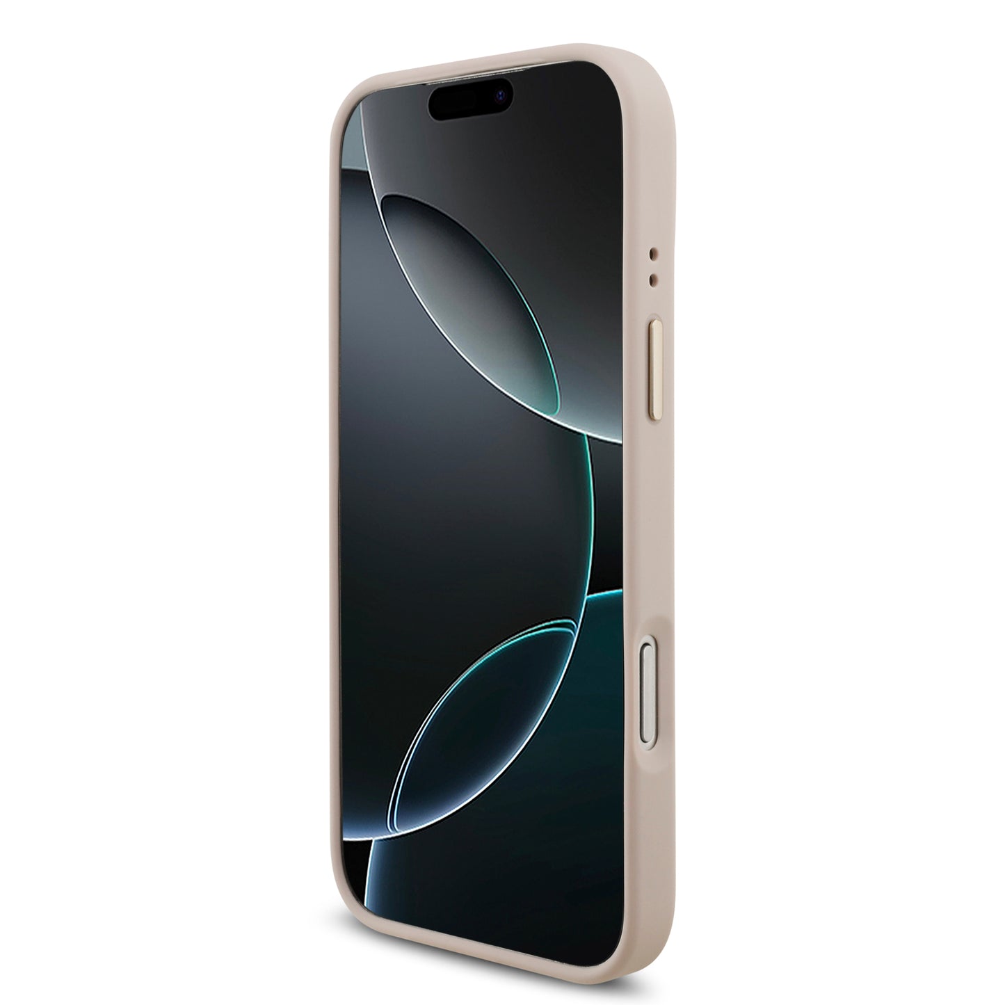 Funda Guess de Piel Rosa con Gran Logotipo 4G Dorado para iPhone 17 Pro | Case Original de Lujo