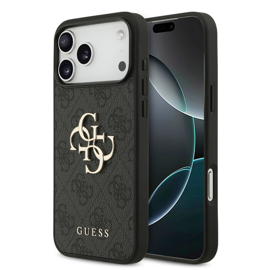 Funda Guess 4G Logo para iPhone 17 Pro Max - Color Negro | Case Original