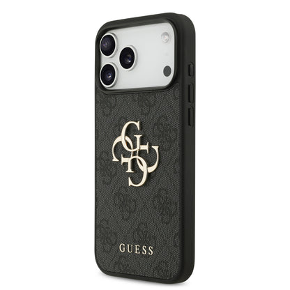 Funda Guess 4G Logo para iPhone 17 Pro Max - Color Negro | Case Original
