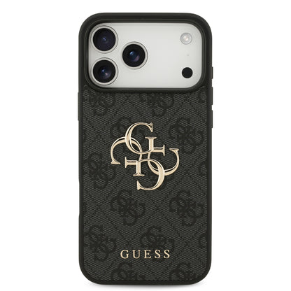 Funda Guess 4G Logo para iPhone 17 Pro Max - Color Negro | Case Original