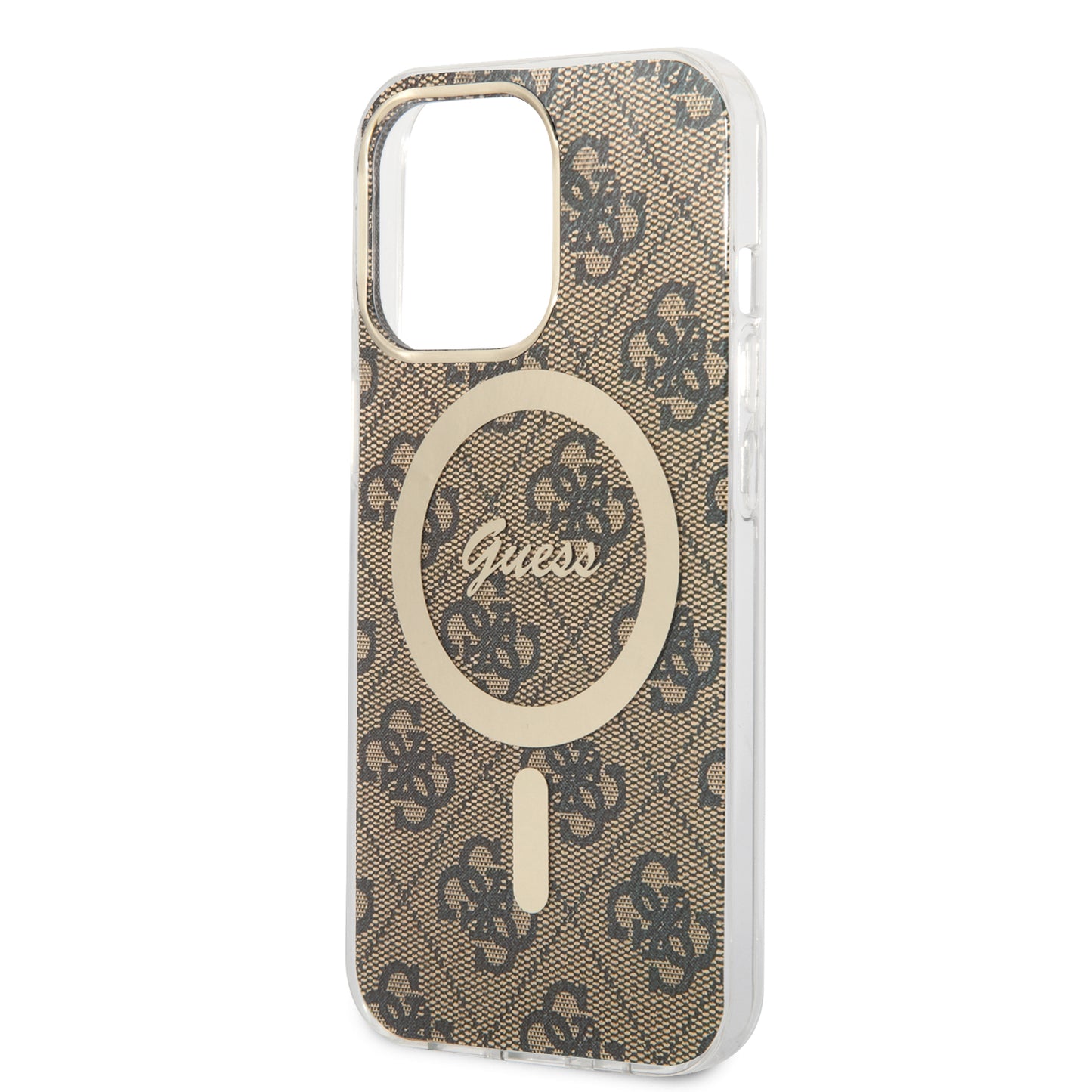 Case Guess 4G MagSafe para iPhone 13 Pro Café - Elegancia y Protección