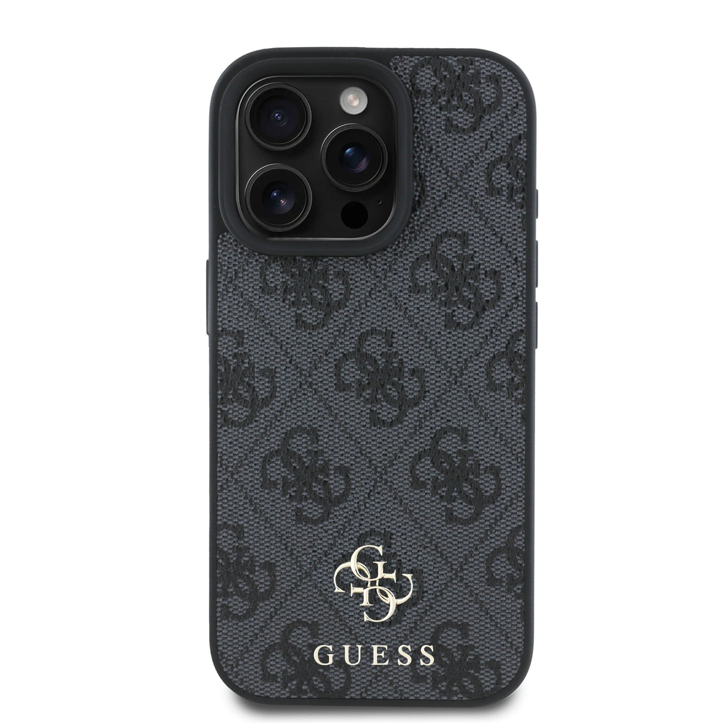 Funda Guess 4G Logo para iPhone 16 Pro - Color Negro | Elegancia y Protección Premium