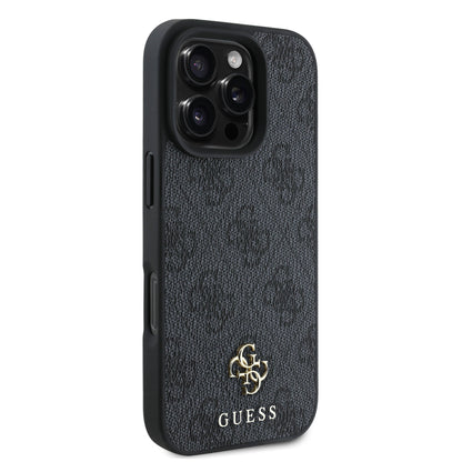 Funda Guess 4G Logo para iPhone 16 Pro - Color Negro | Elegancia y Protección Premium