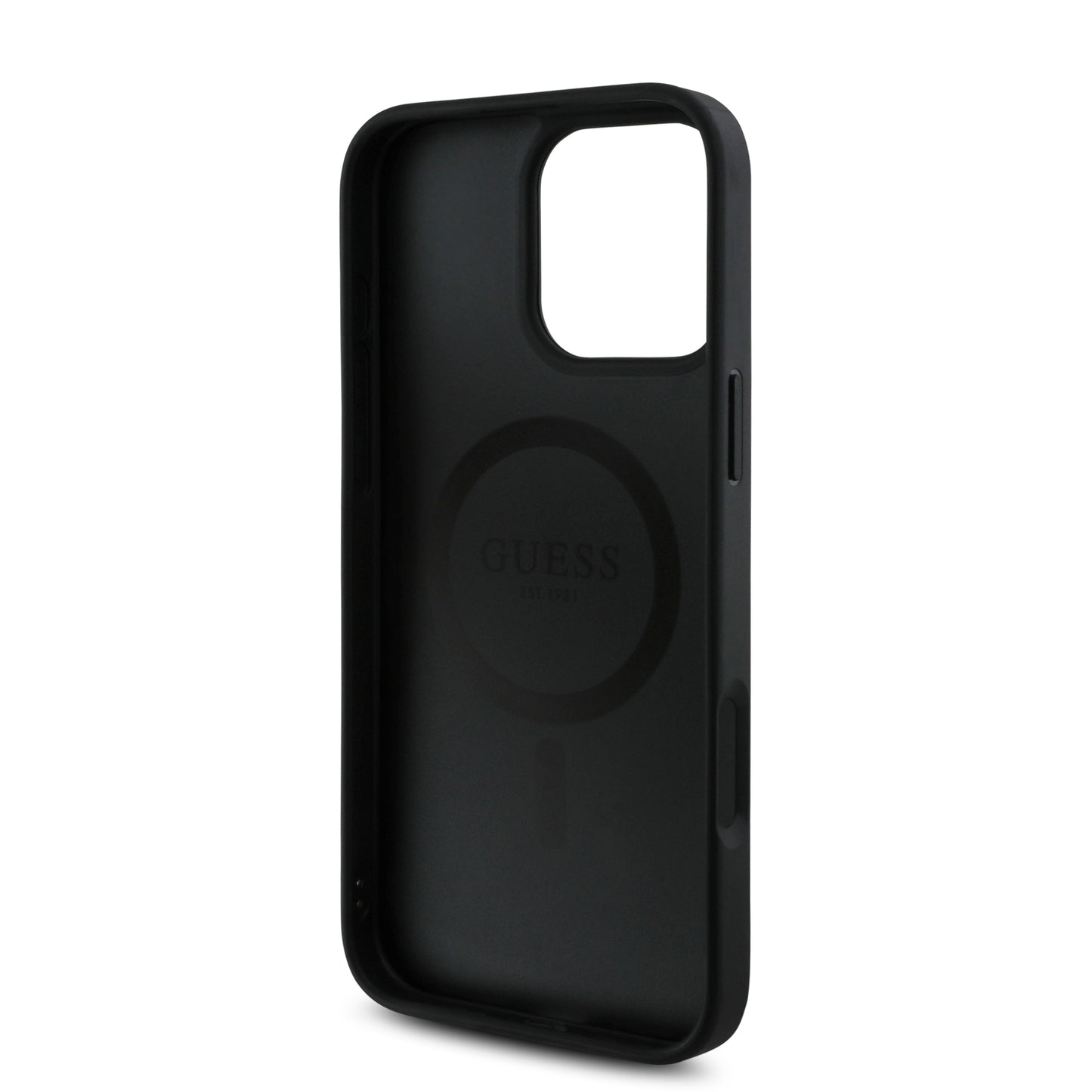 Funda Guess 4G Logo para iPhone 16 Pro - Color Negro | Elegancia y Protección Premium