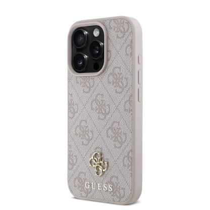 Funda Guess 4G Logo para iPhone 16 Pro – Rosa | Case Original y Elegante