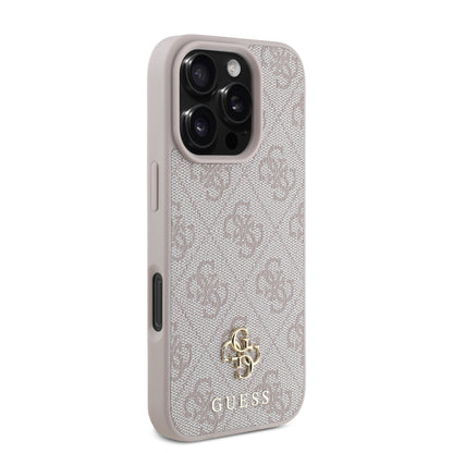 Funda Guess 4G Logo para iPhone 16 Pro – Rosa | Case Original y Elegante
