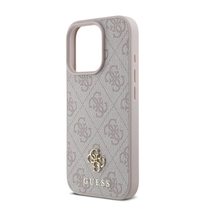 Funda Guess 4G Logo para iPhone 16 Pro – Rosa | Case Original y Elegante