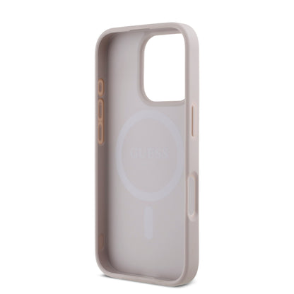 Funda Guess 4G Logo para iPhone 16 Pro – Rosa | Case Original y Elegante