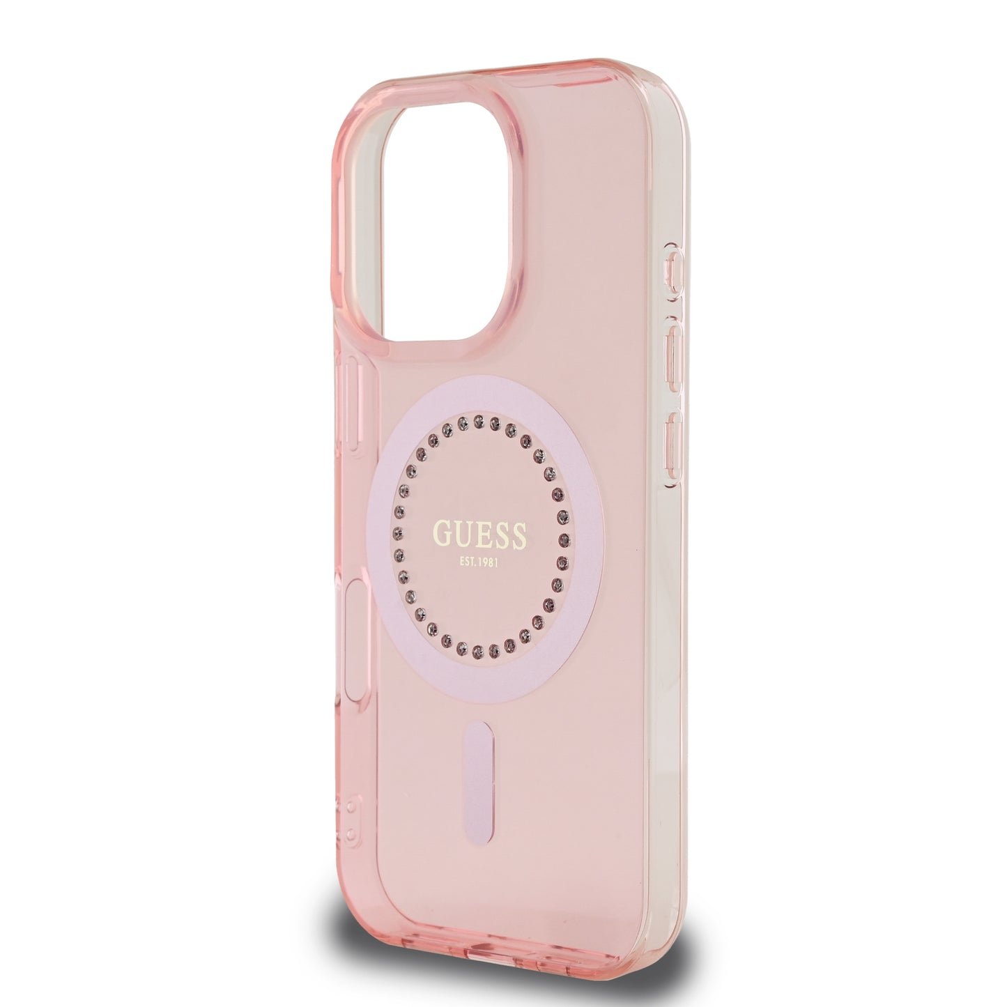 Funda Guess 4G Impreso para iPhone 16 Pro – Rosa | Case Original y Elegante
