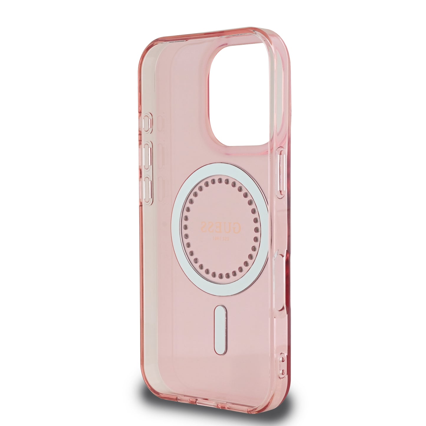 Funda Guess 4G Impreso para iPhone 16 Pro – Rosa | Case Original y Elegante