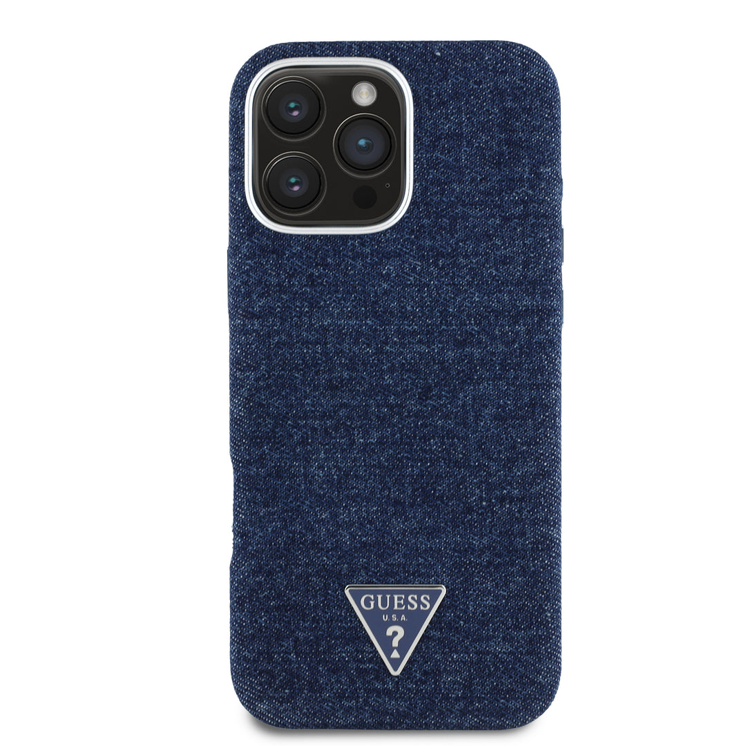 Funda Guess Original iPhone 16 Pro Mezclilla Azul