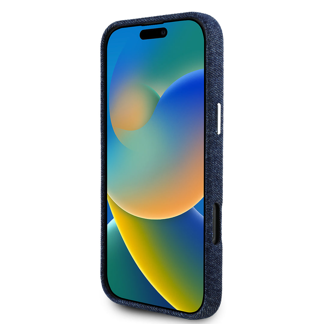 Funda Guess Original iPhone 16 Pro Mezclilla Azul
