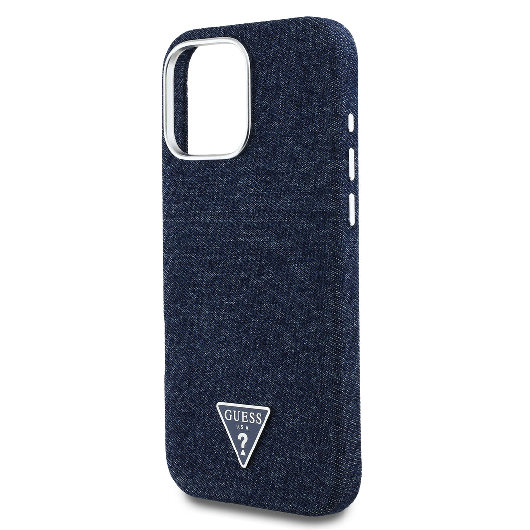 Funda Guess Original iPhone 16 Pro Mezclilla Azul