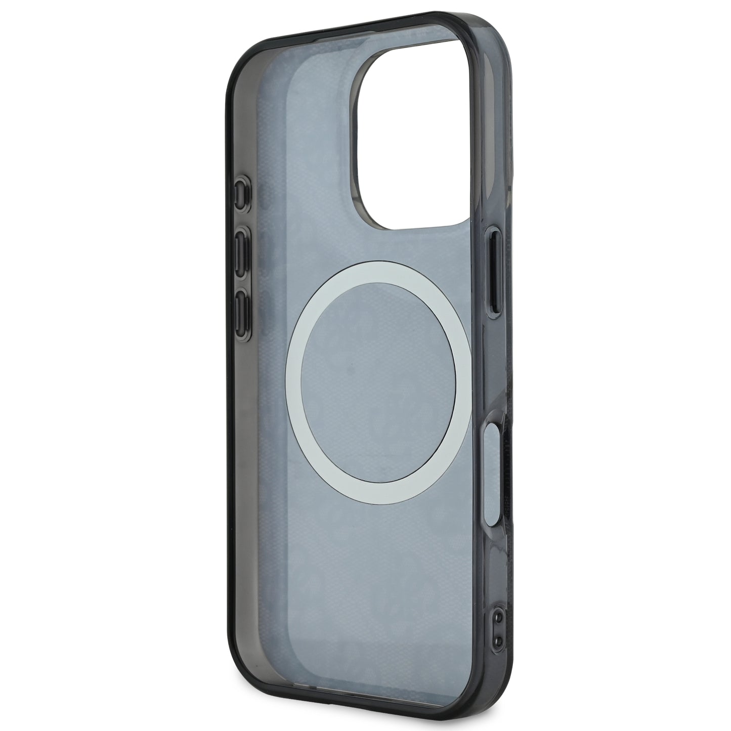 Funda Guess Peony MagSafe Negra para iPhone 16 Pro Max | Diseño Premium