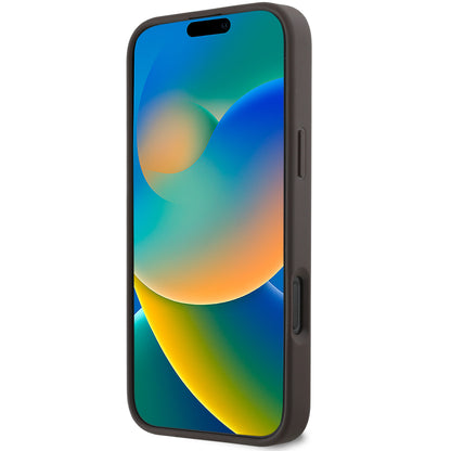 Case Guess 4G Logo 4G para iPhone 16 Pro Max - Diseño Exclusivo Café