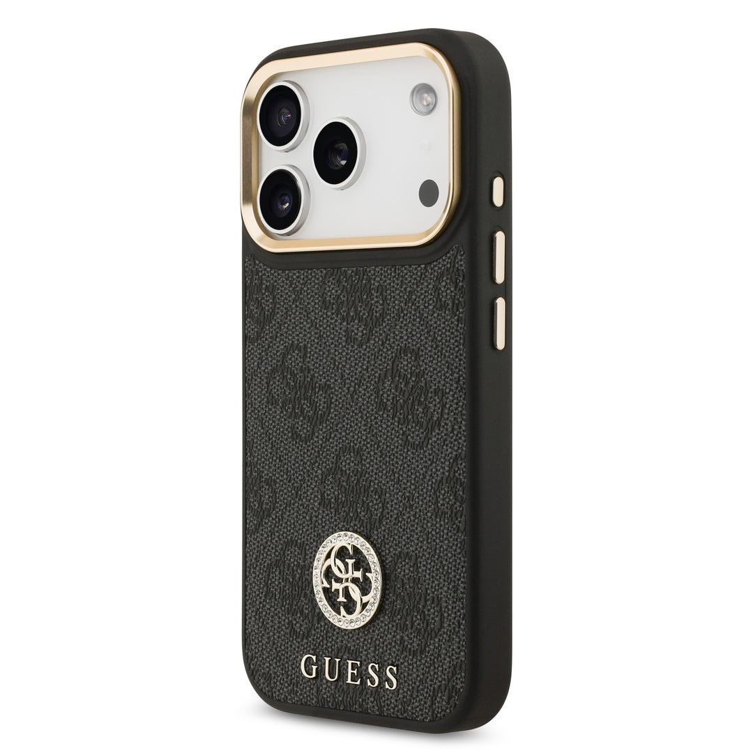 Funda Guess Original iPhone 17/18 Pro 4G Leather Metal