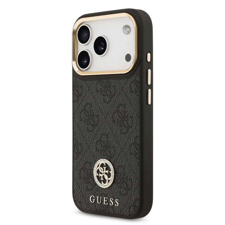 Funda Guess Original iPhone 17/18 Pro 4G Leather Metal