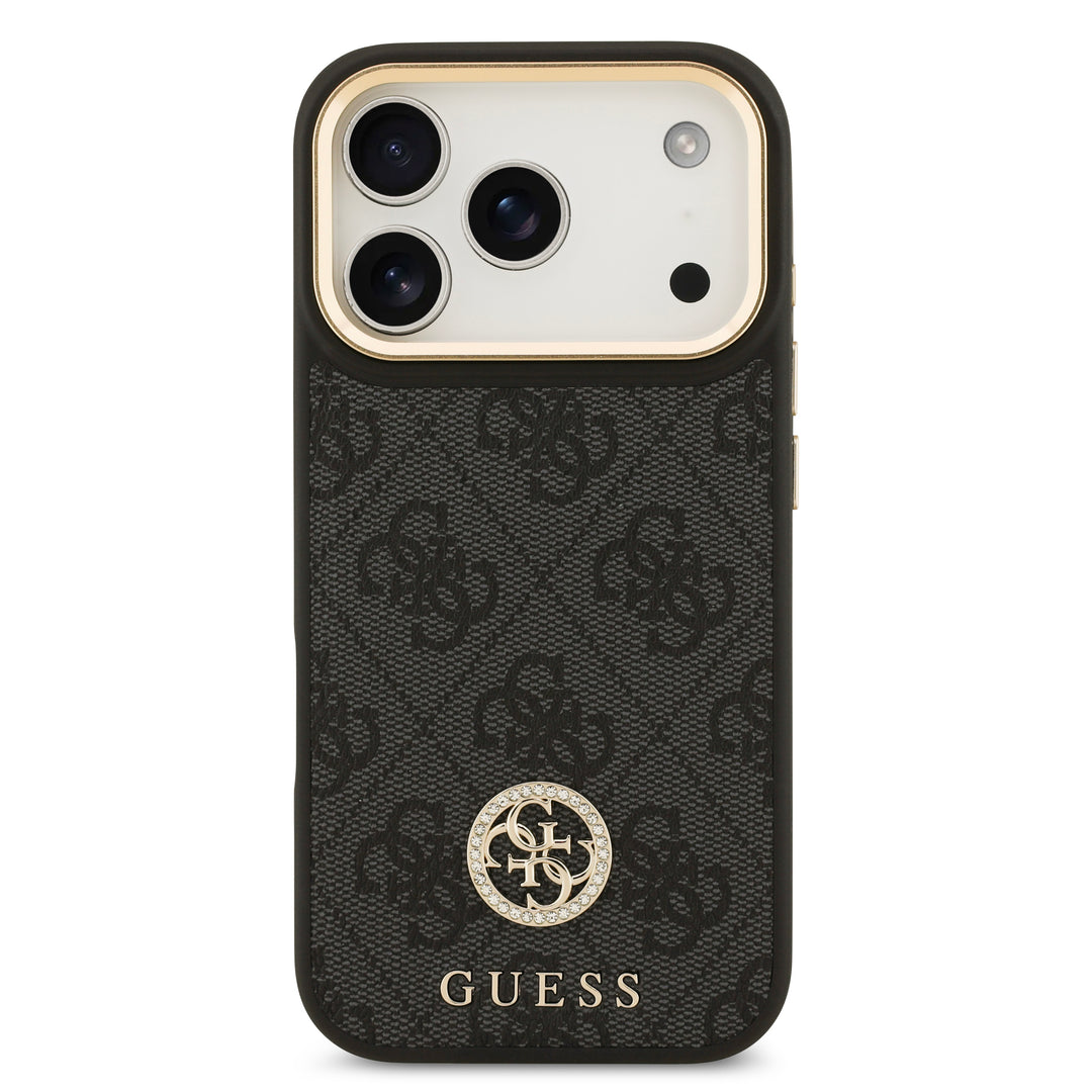 Funda Guess Original iPhone 17/18 Pro 4G Leather Metal