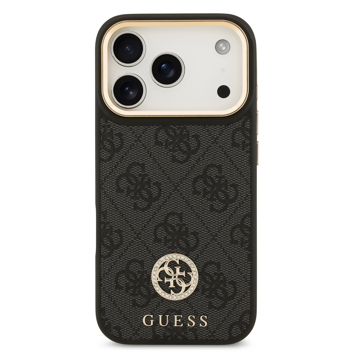 [PRE-VENTA] Funda Guess para iPhone 17 Pro – Diseño 4G Leather Metal Hardware