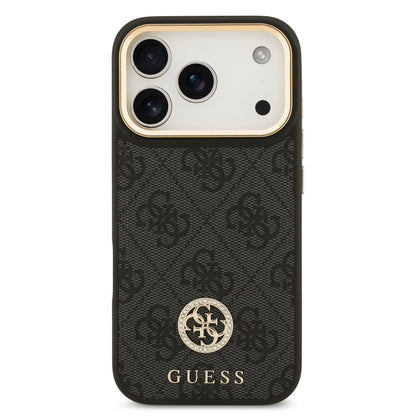 [PRE-VENTA] Funda Guess para iPhone 17 Pro – Diseño 4G Leather Metal Hardware