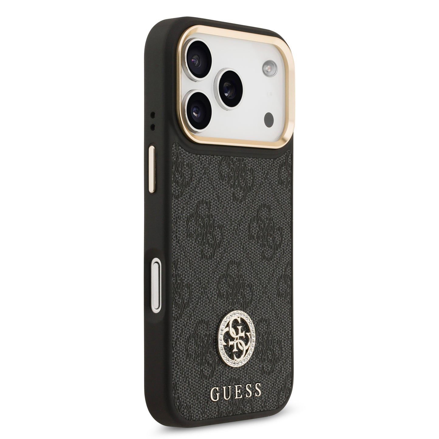 [PRE-VENTA] Funda Guess para iPhone 17 Pro – Diseño 4G Leather Metal Hardware