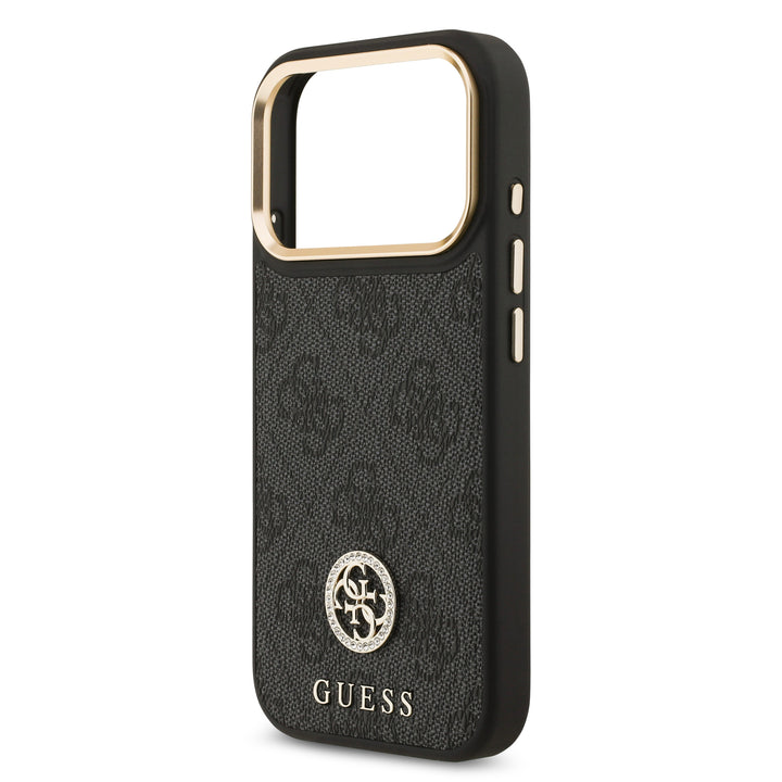 Funda Guess Original iPhone 17/18 Pro 4G Leather Metal