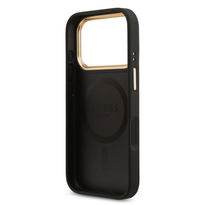 Funda Guess Original iPhone 17/18 Pro 4G Leather Metal