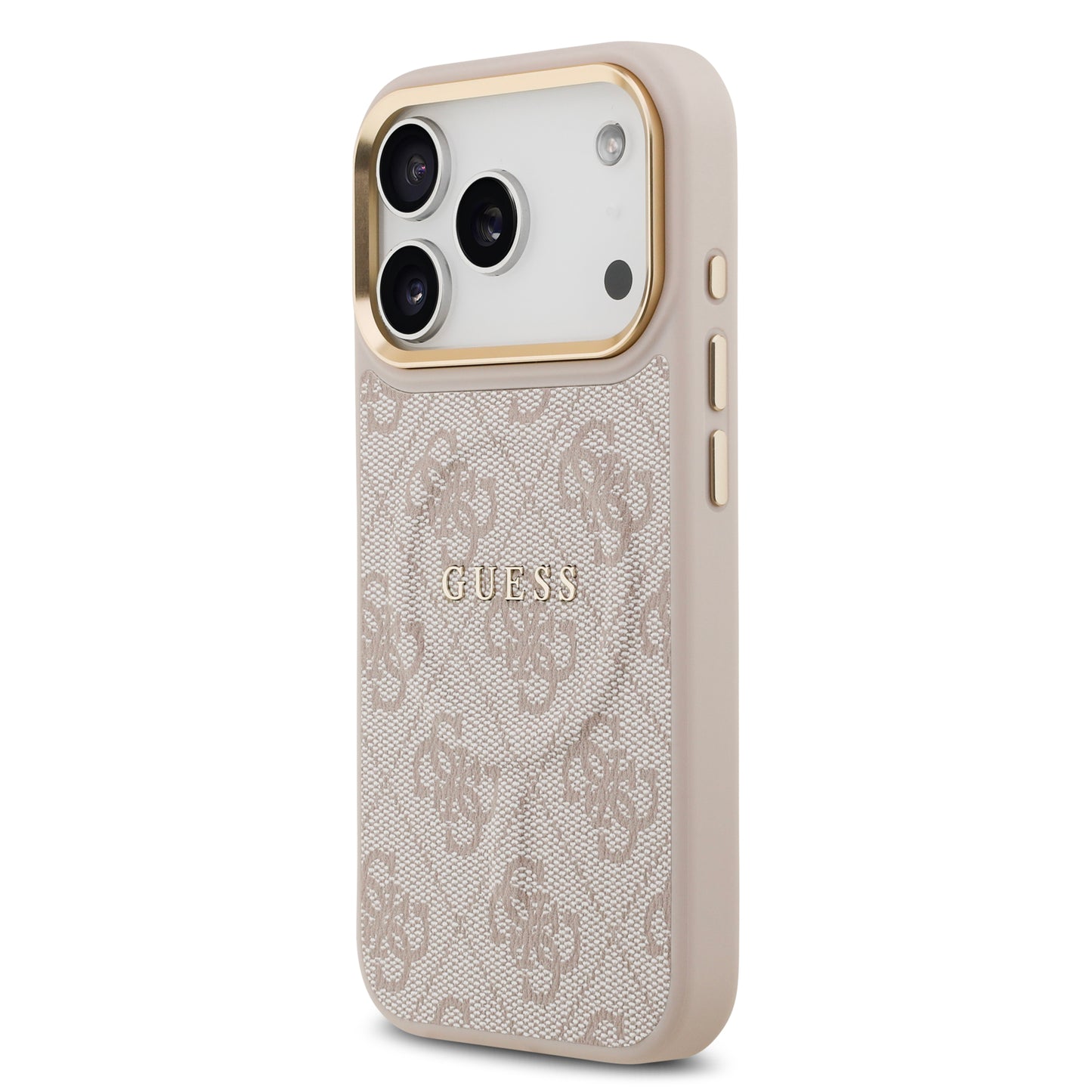 Funda Guess MagSafe Rosa con Estampado 4G para iPhone 17 Pro | Case Original de Lujo