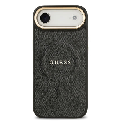 Funda Guess MagSafe Negra con Estampado 4G para iPhone 17 Air - Case Original de Lujo