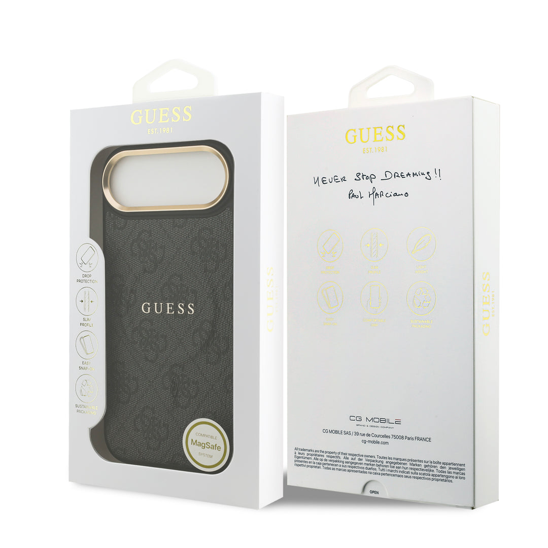 Funda Guess Original iPhone 17 Air MagSafe 4G Negra