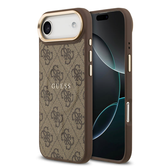 Funda Guess MagSafe Café con Estampado 4G para iPhone 17 Air - Case Original de Lujo