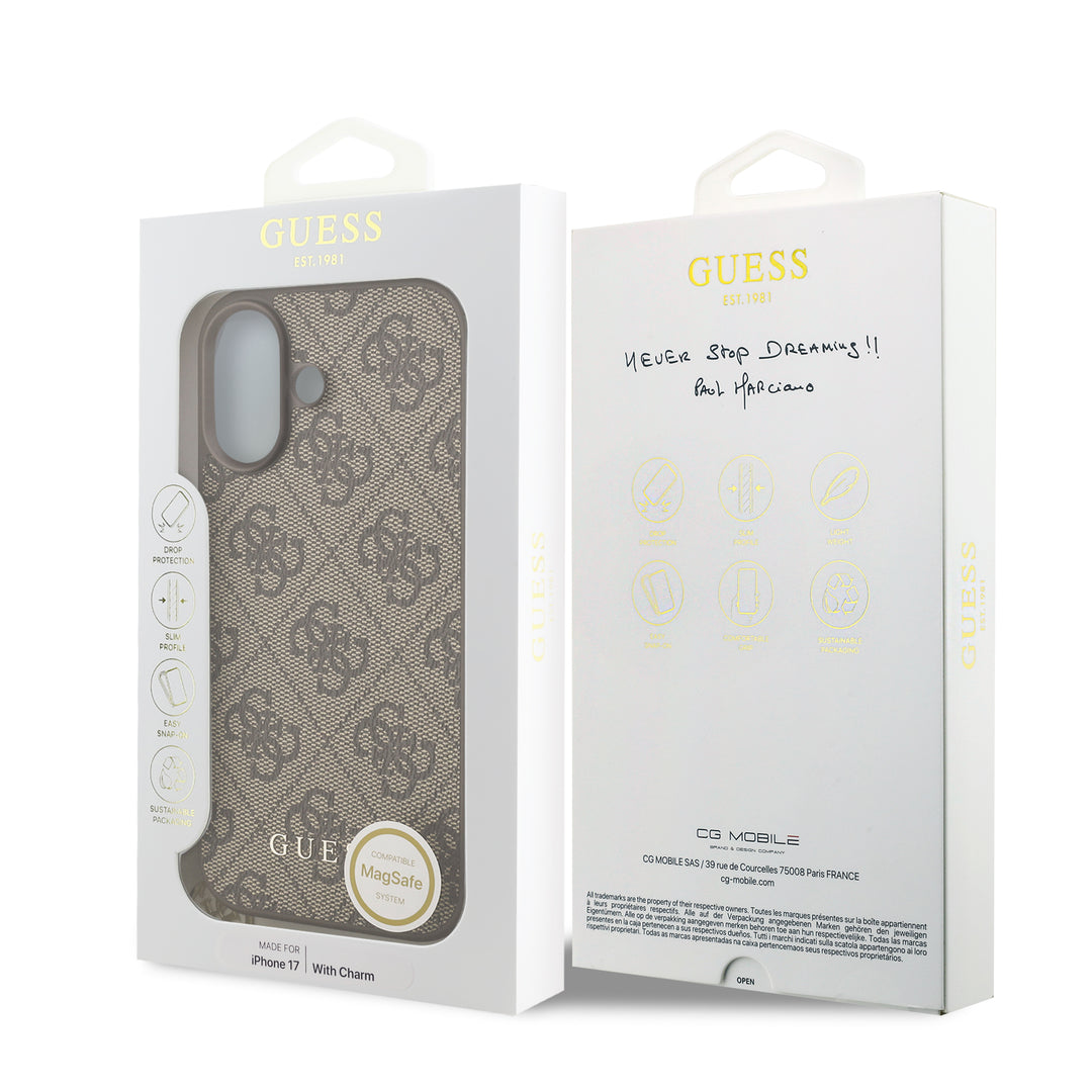 Funda Guess Original iPhone 17 4G Dije Metálico