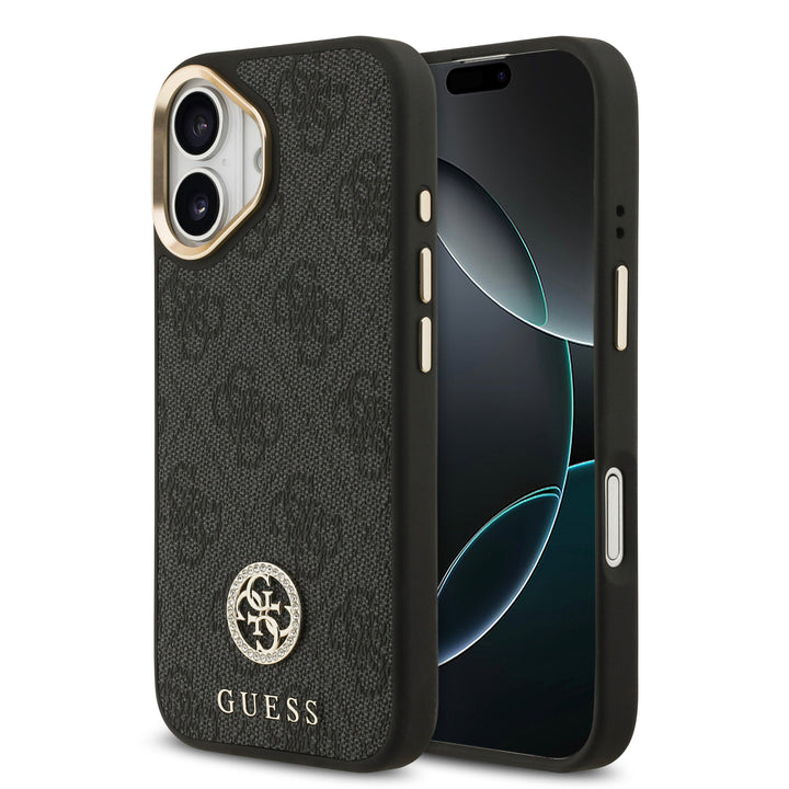 Funda Guess Original iPhone 17 4G Leather Metal