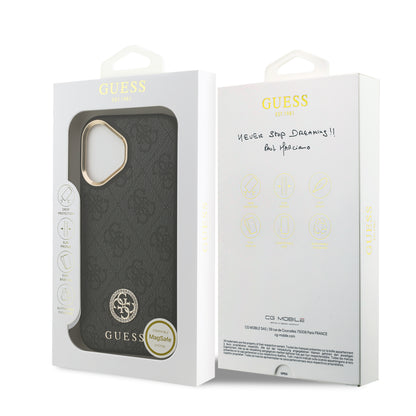 [PRE-VENTA] Funda Guess para iPhone 17 – Diseño 4G Leather Metal Hardware