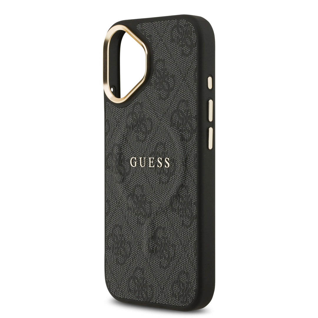 Funda Guess Original iPhone 17 MagSafe Piel Negra
