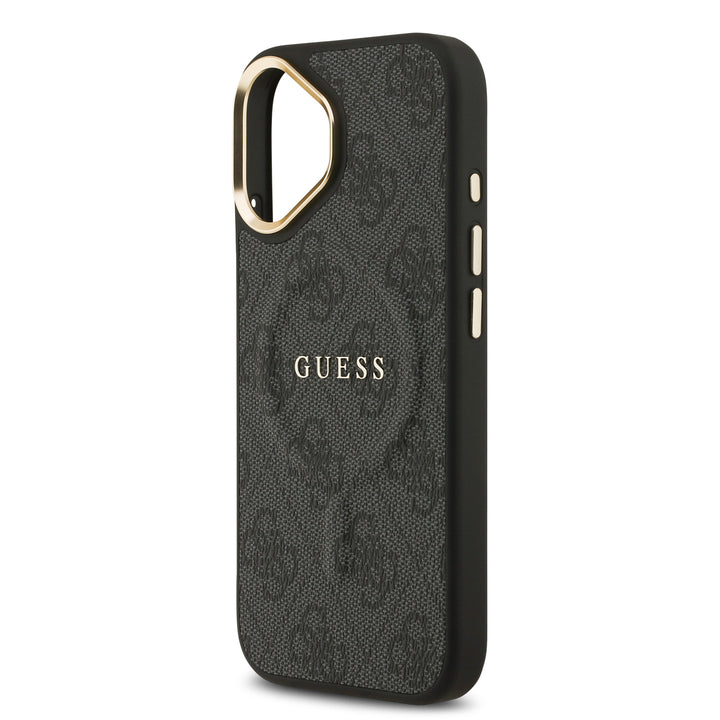 Funda Guess Original iPhone 17 MagSafe Piel Negra
