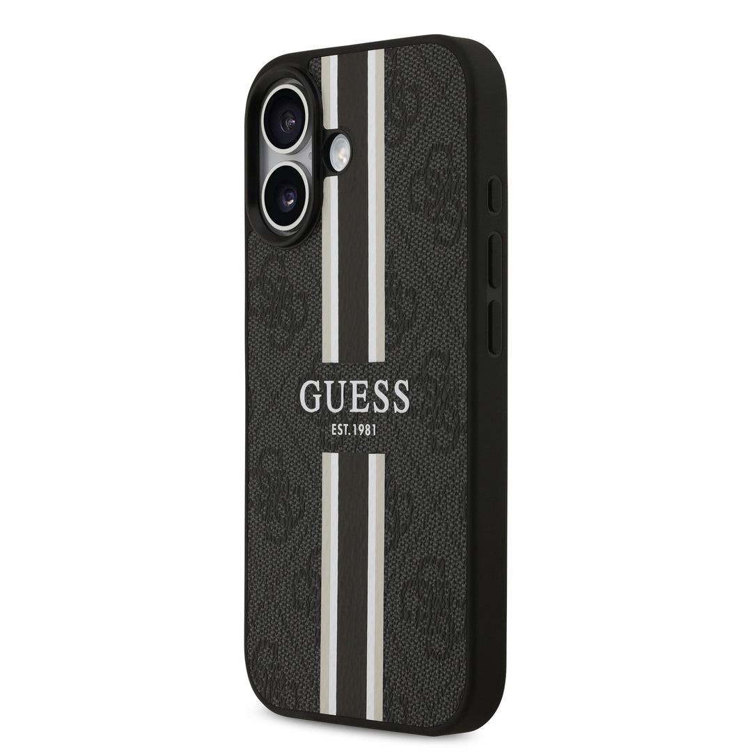 Funda Guess Original iPhone 17 MagSafe Piel Negra