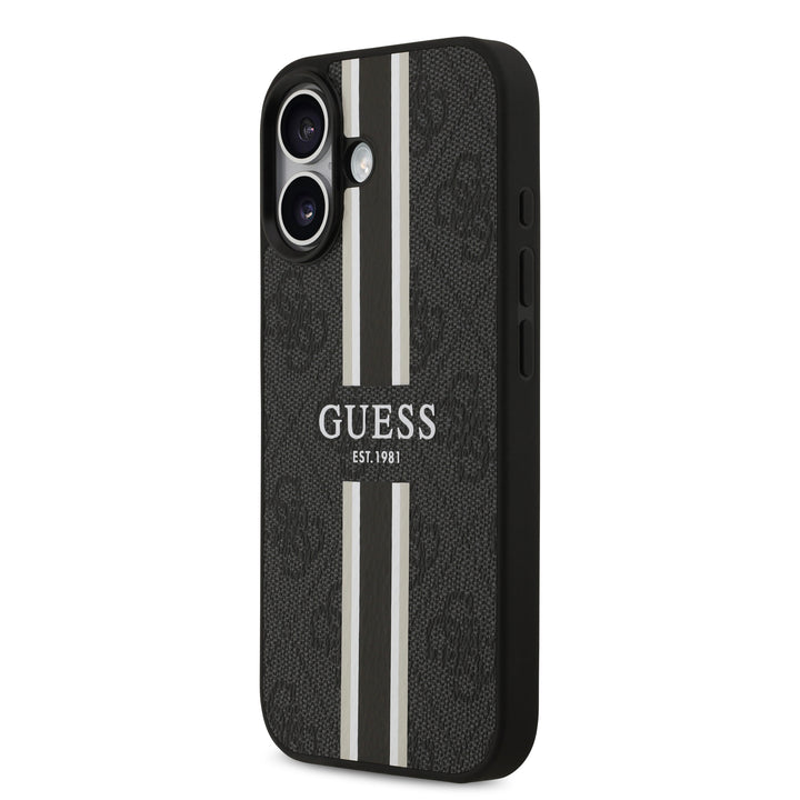 Funda Guess Original iPhone 17 MagSafe Piel Negra