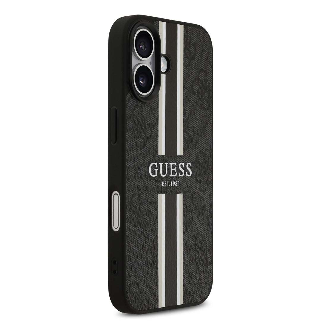 Funda Guess Original iPhone 17 MagSafe Piel Negra