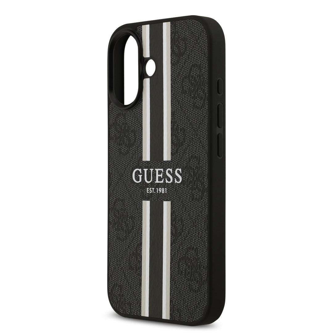 Funda Guess Original iPhone 17 MagSafe Piel Negra