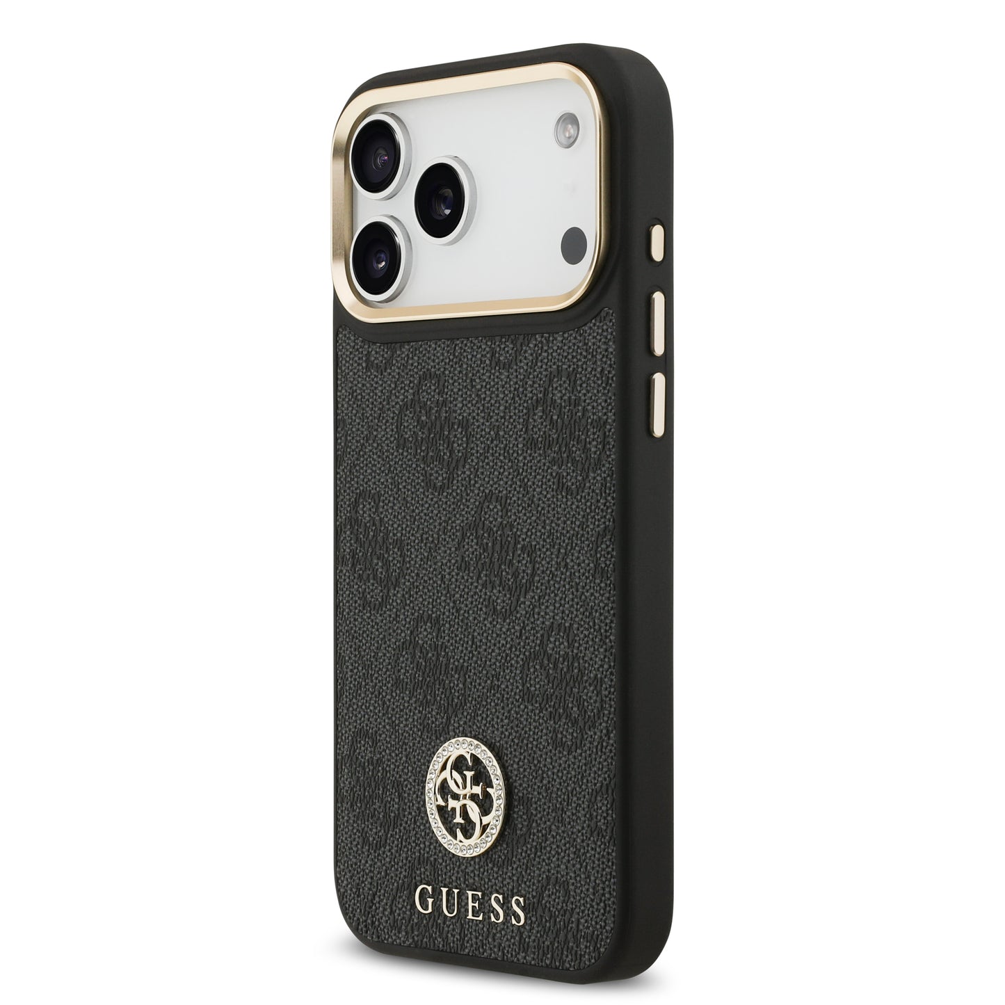 [PRE-VENTA] Funda Guess para iPhone 17 Pro Max – Diseño 4G Leather Metal Hardware