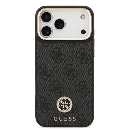 [PRE-VENTA] Funda Guess para iPhone 17 Pro Max – Diseño 4G Leather Metal Hardware