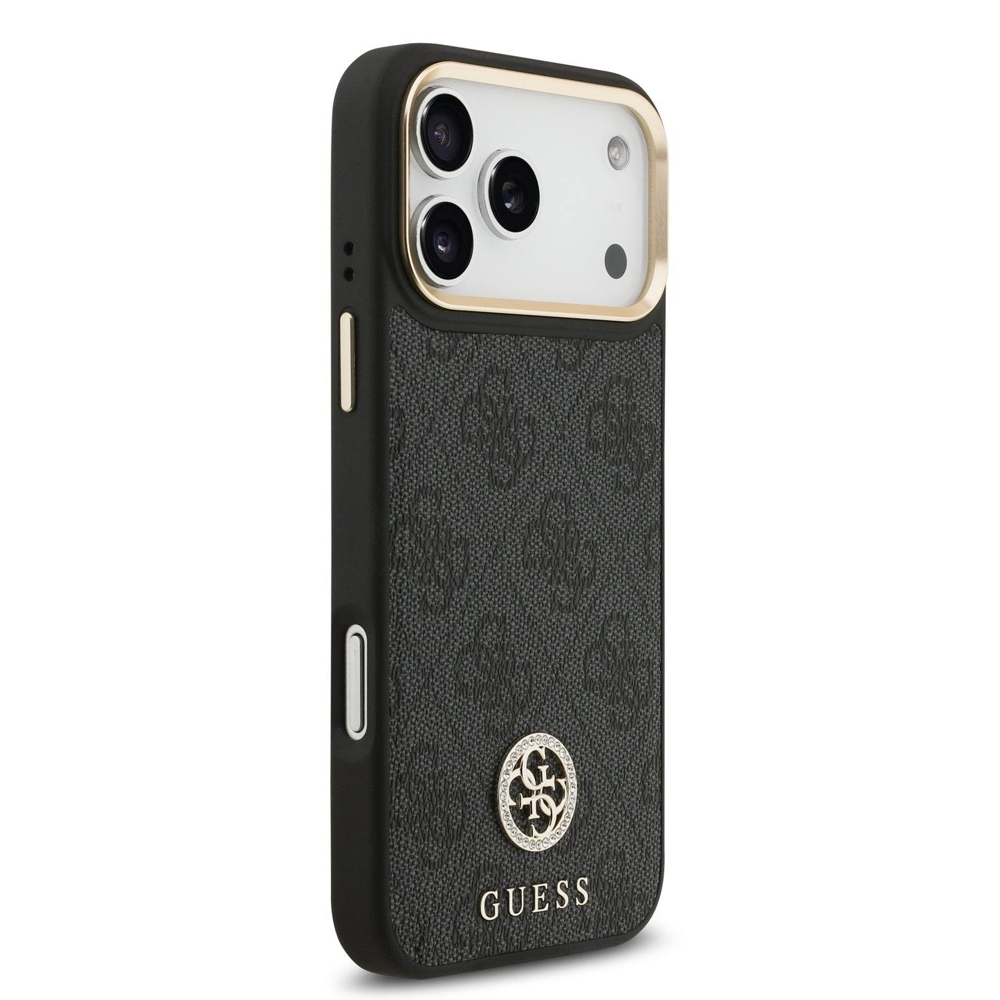 [PRE-VENTA] Funda Guess para iPhone 17 Pro Max – Diseño 4G Leather Metal Hardware