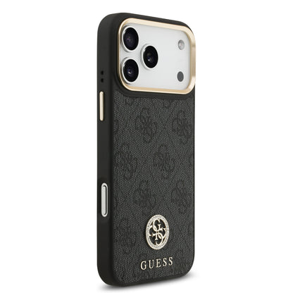 [PRE-VENTA] Funda Guess para iPhone 17 Pro Max – Diseño 4G Leather Metal Hardware
