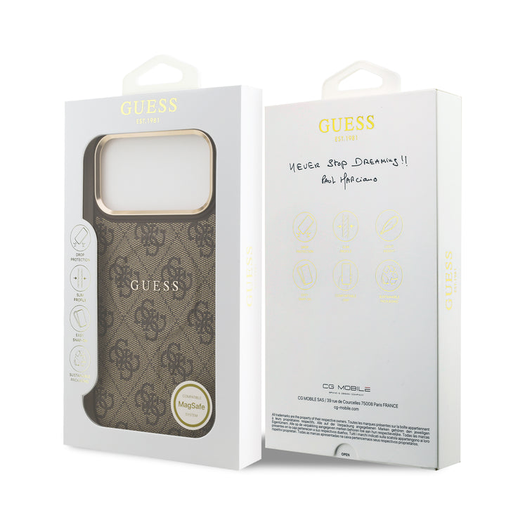 Funda Guess Original iPhone 17/18 Pro Max MagSafe Café