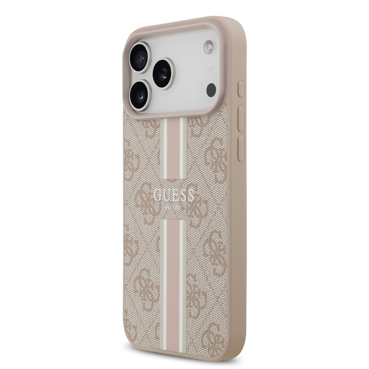 Funda Guess Original iPhone 17/18 Pro MagSafe Piel Rosa