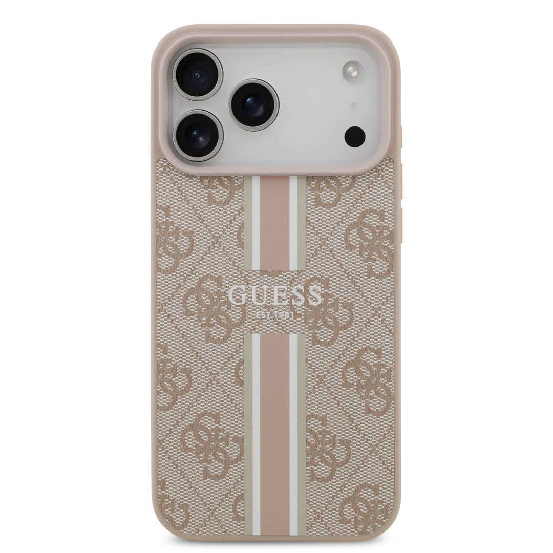 Funda Guess Original iPhone 17/18 Pro MagSafe Piel Rosa